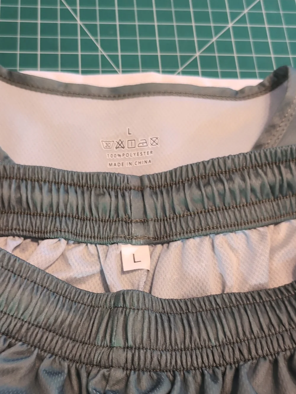 Fortunate Colorblock Active Set — Sage, Gray & White